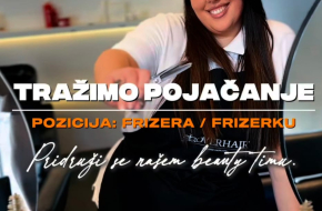 Tražimo pojačanje na poziciji frizera, lokacija Luštica Bay